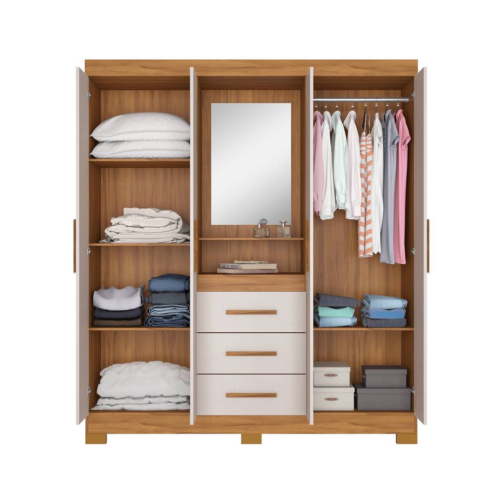 Cl&oacute;set Casaideal Capelina / 4 Puertas / 3 Cajones image number 2.0